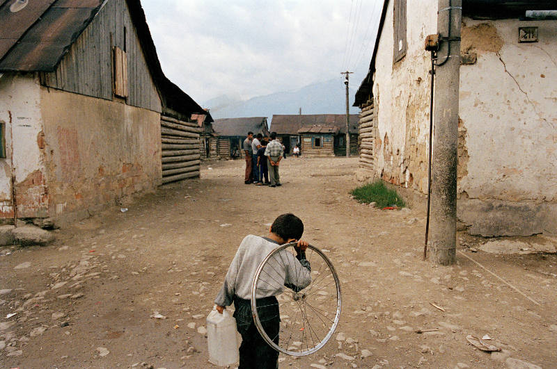 COLLECTING WATER Rakusy, Slovakia