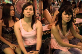 Borderless Captivity, Bargirls awaiting customers, Pattaya, Thailand