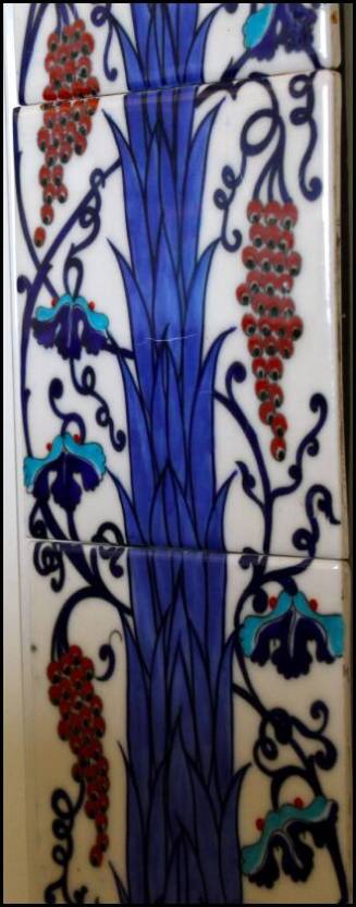 Tile Panel with Cypress Tree 1