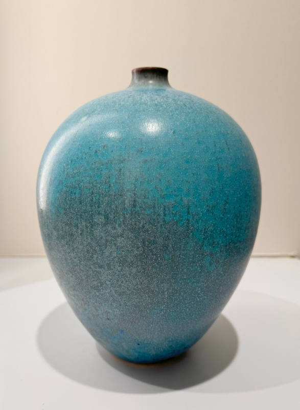 Robin Egg Blue Glaze Vase