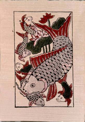 Dong Ho folk woodcut painting portfolio 9