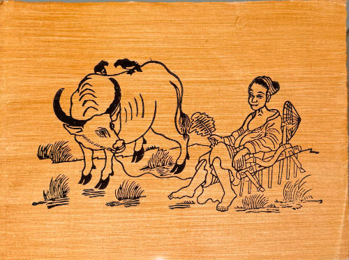 Dong Ho folk woodcut painting portfolio 14